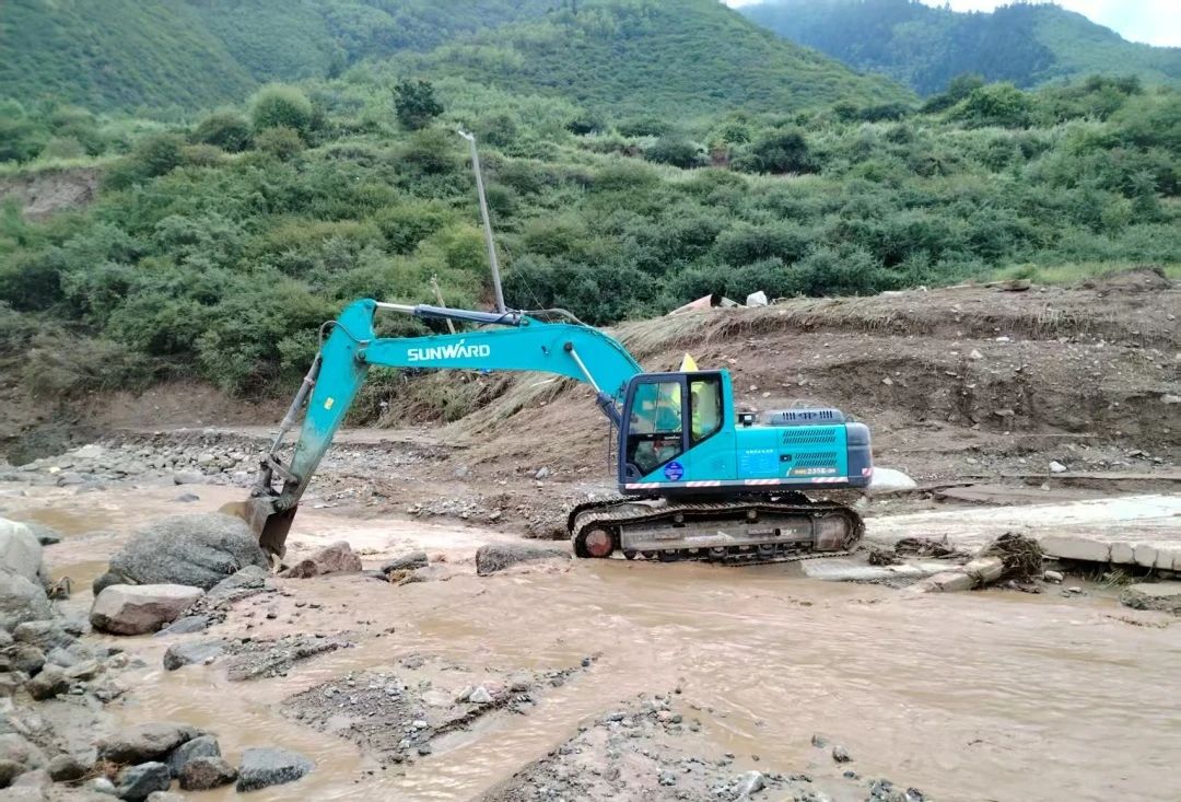 关注!山河智能紧急驰援甘肃榆中